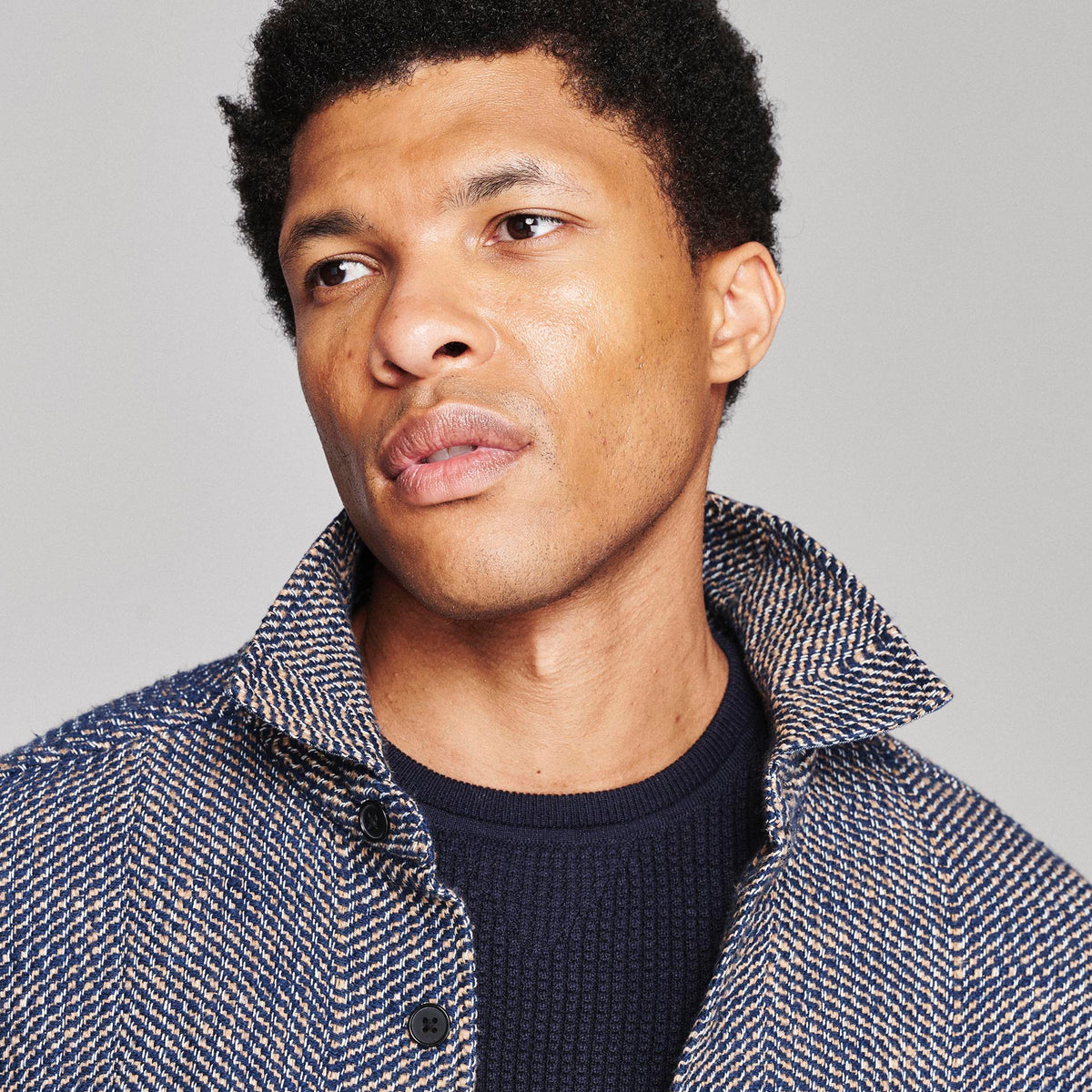 Billy Reid Herringbone CPO Overshirt
