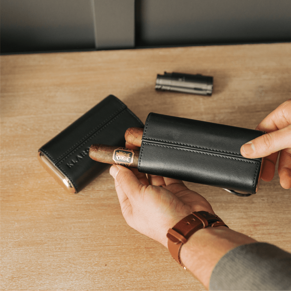 3 Cigar Travel Case