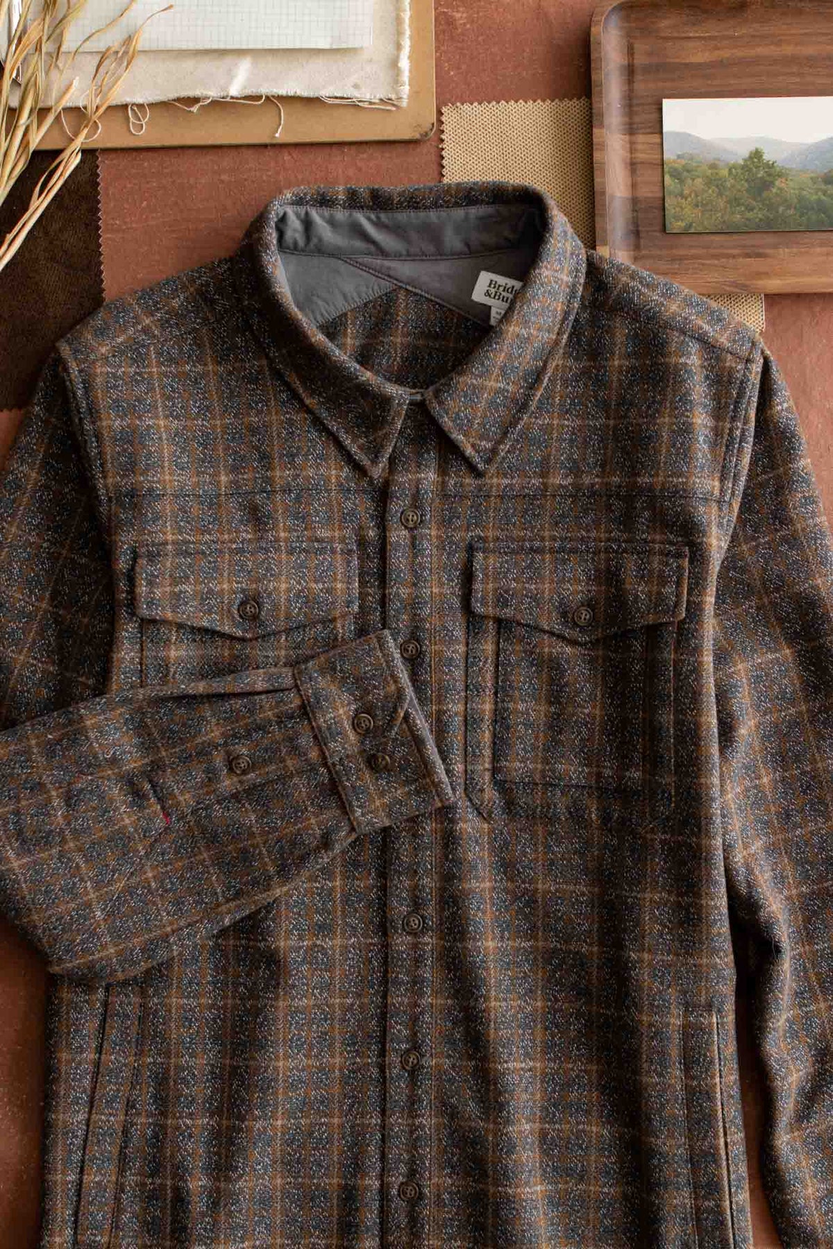 Bridge & Burn Fielding Shirt Jacket / Hearth Plaid