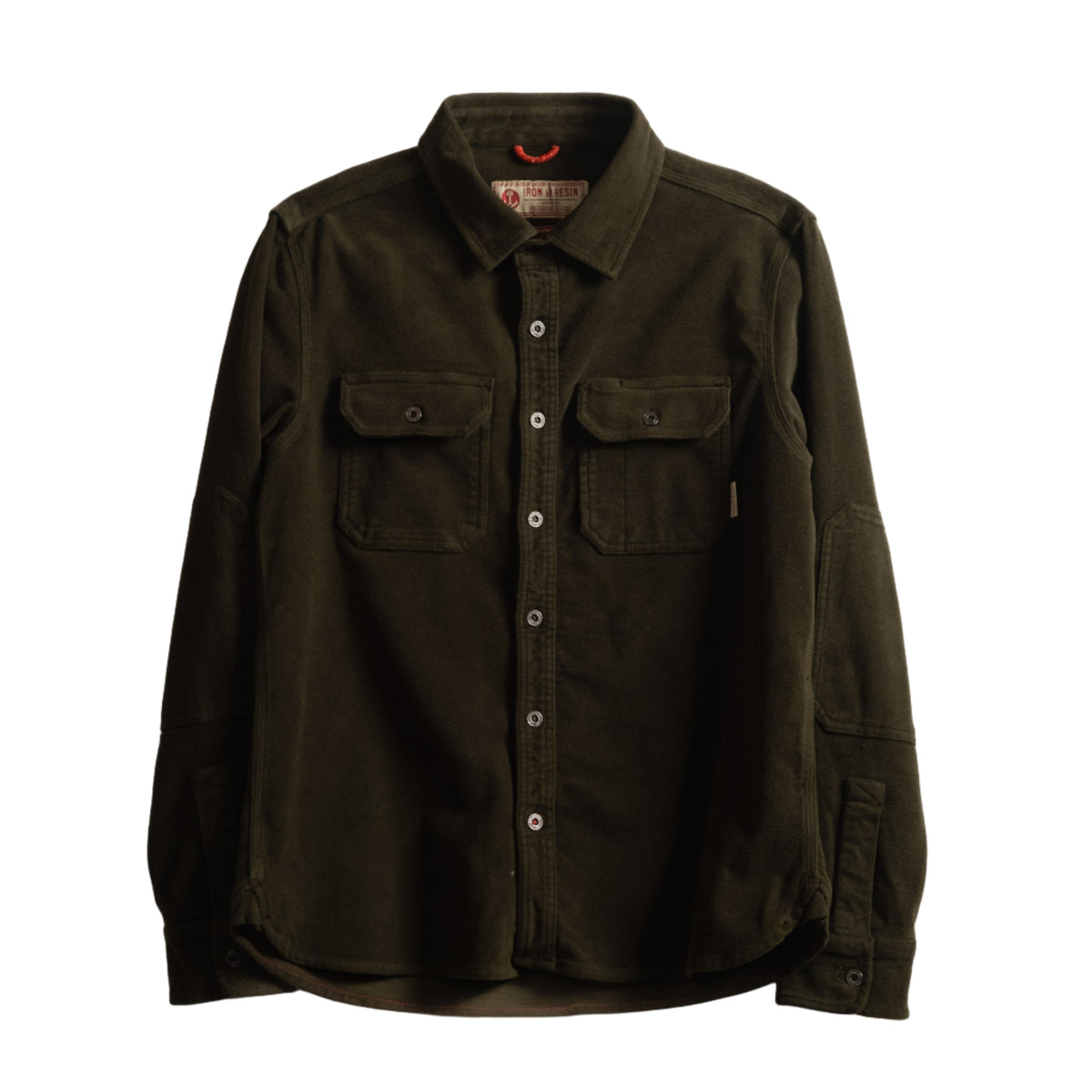 Iron & Resin Moleskin Journeyman Shirt Green