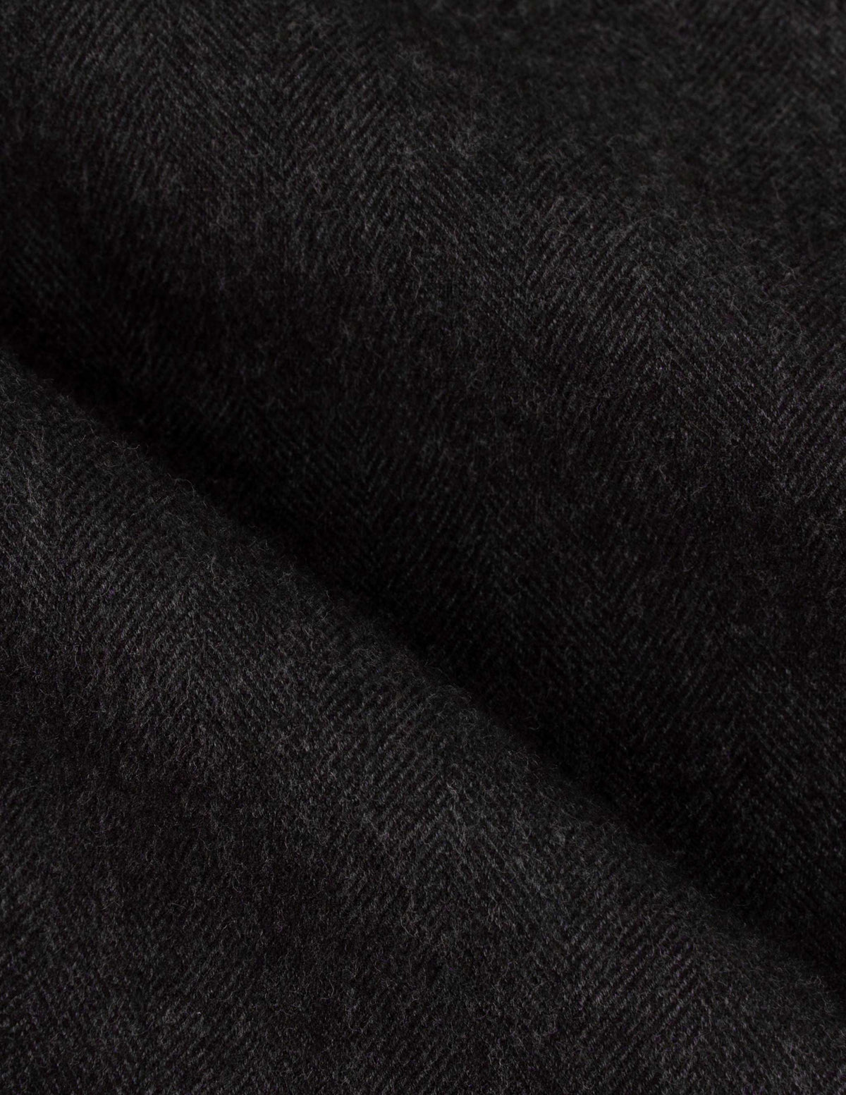 Rivay Miles Brushed Flannel Camp Shirt in Dark Brown