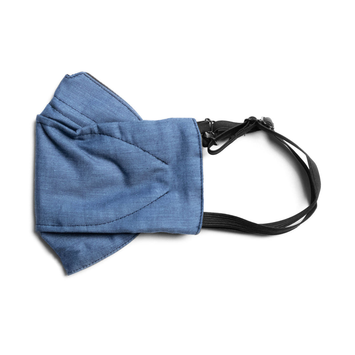 Dapper Villains Face Mask Denim Blue