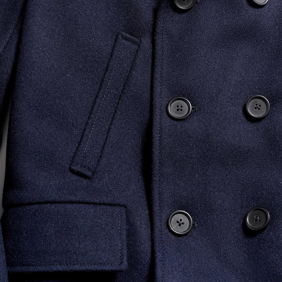 Billy Reid Navy Bond Peacoat