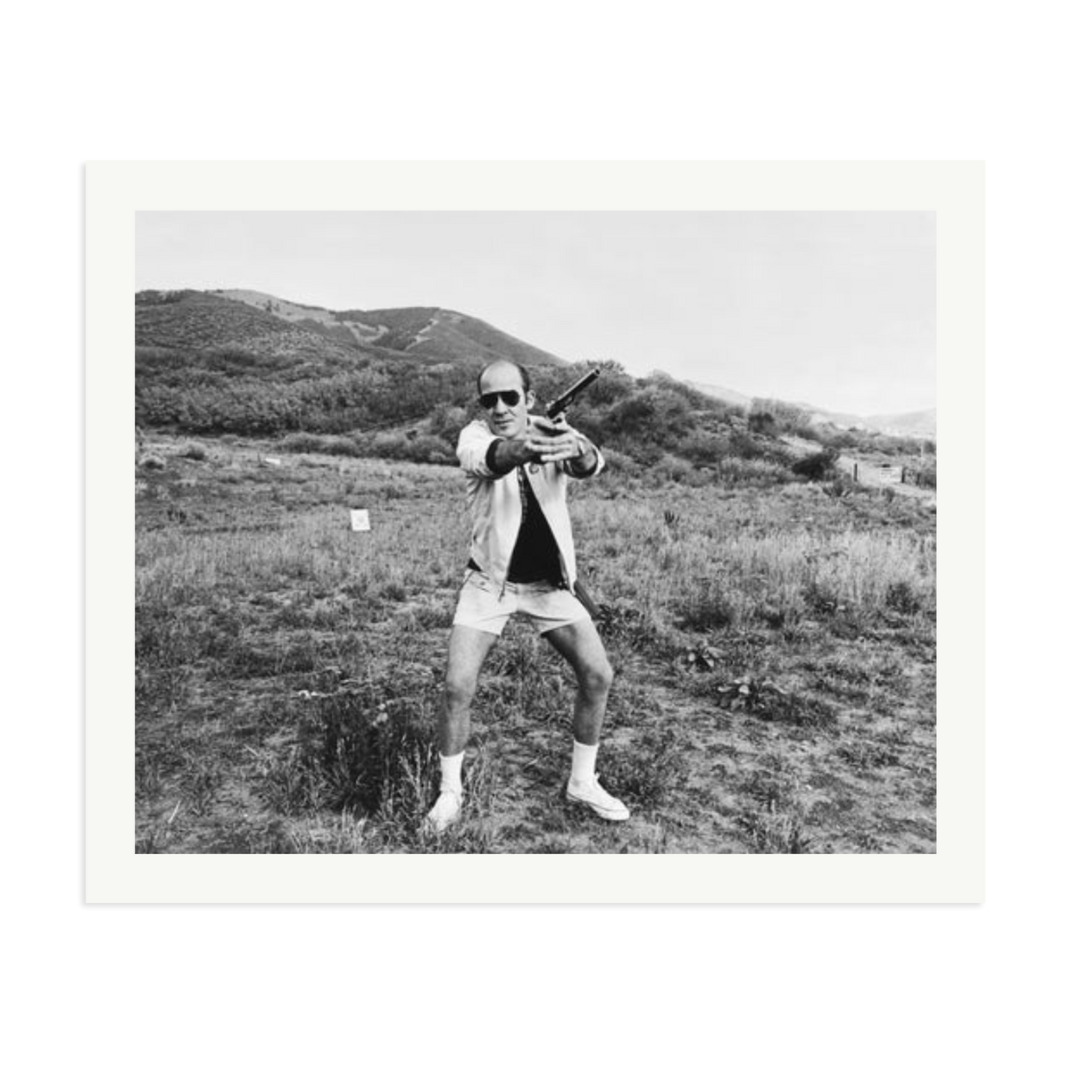 Hunter S. Thompson 1976, Aspen Framed Print Print Only XXL