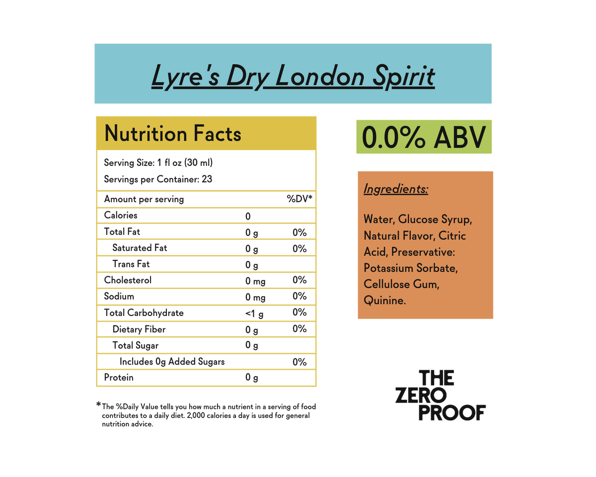 Lyre's Dry London Spirit