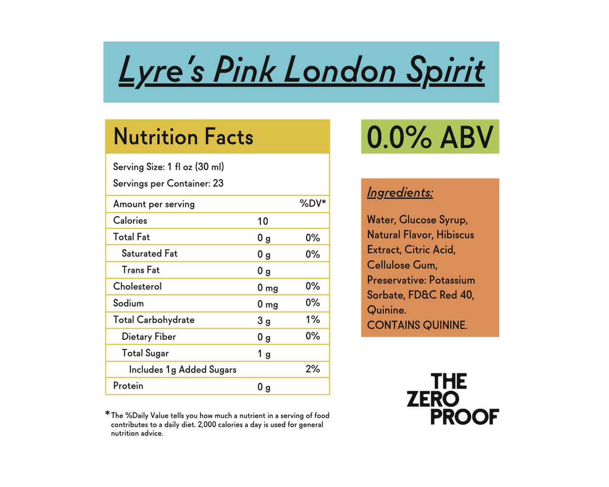 Lyre's Pink London Spirit Non-Alcoholic Gin