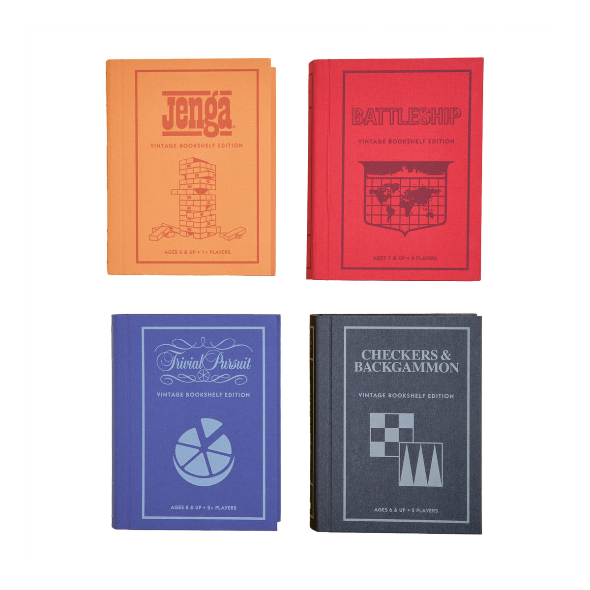 Vintage Bookshelf Game Collections