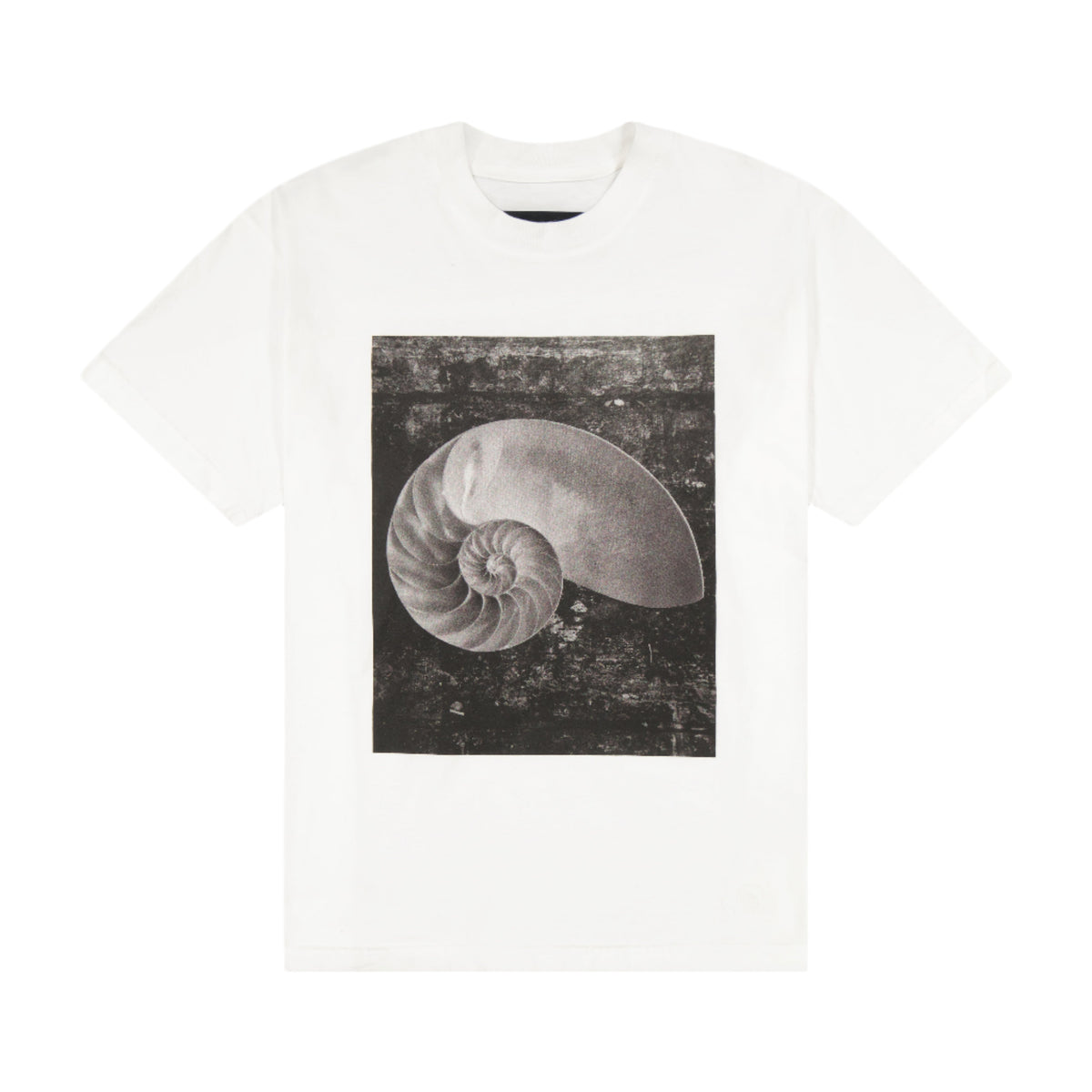 AARON LEVINE NAUTILUS TEE WHITE