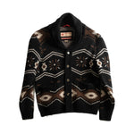 Iron & Resin Wincha Shawl Collar Sweater - Black