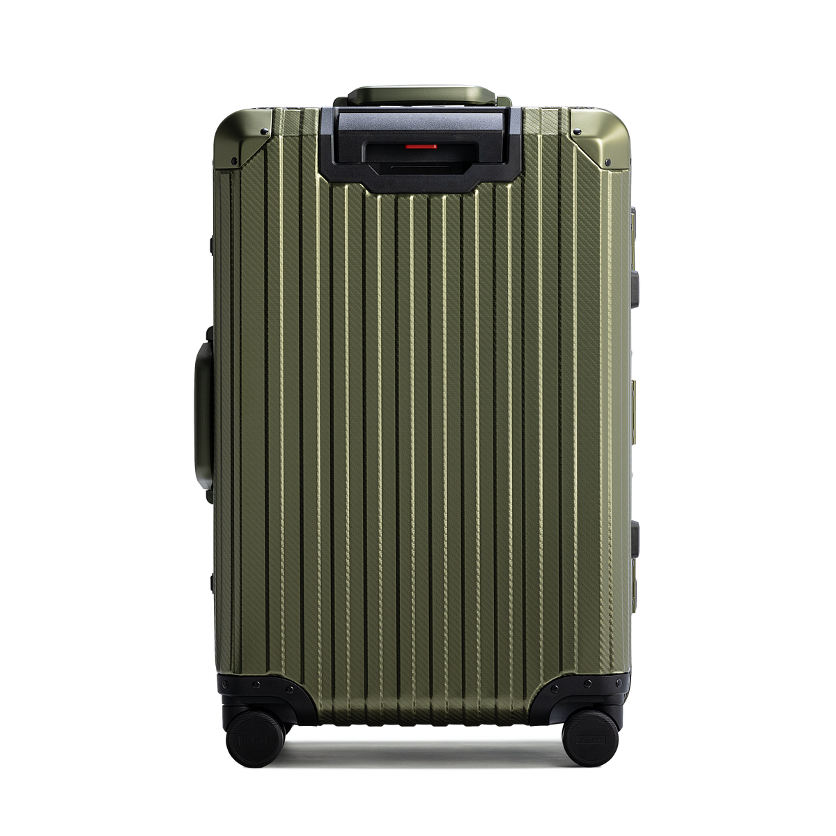 TREVA Aluminum Army Green Suitcase