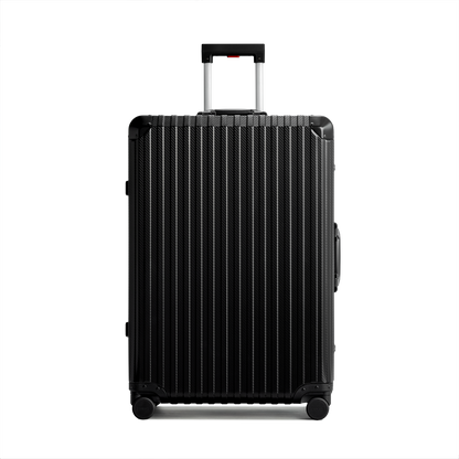 TREVA Aluminum Black Suitcase Large