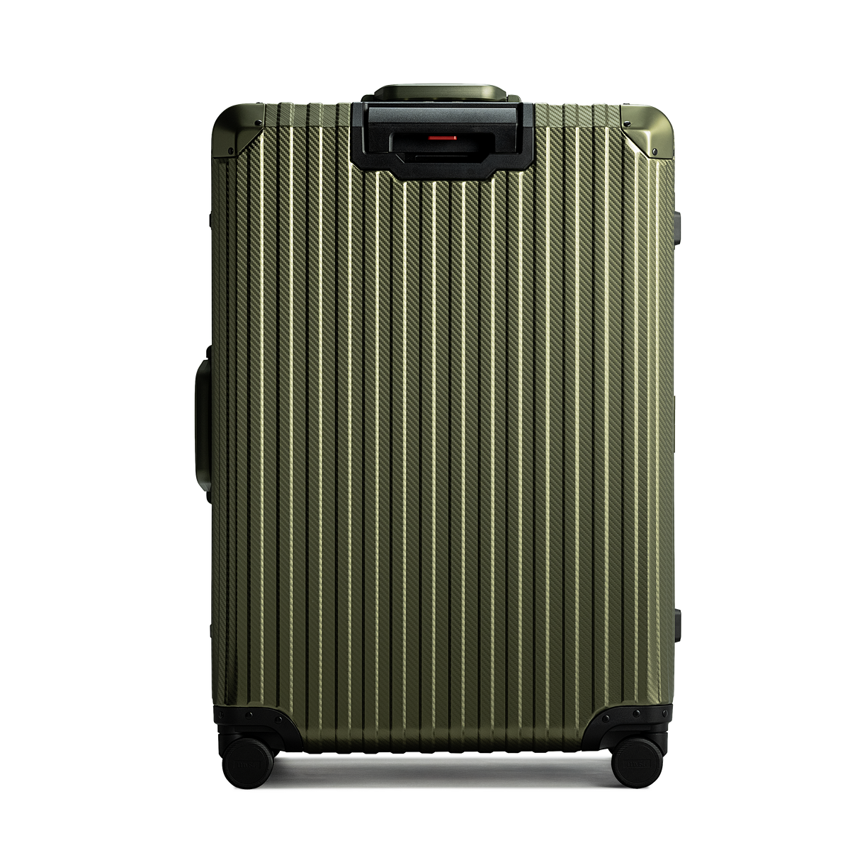 TREVA Aluminum Army Green Suitcase