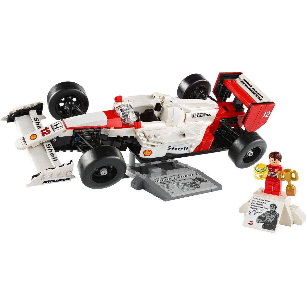 LEGO McLaren MP4/4 & Ayrton Senna Race Car