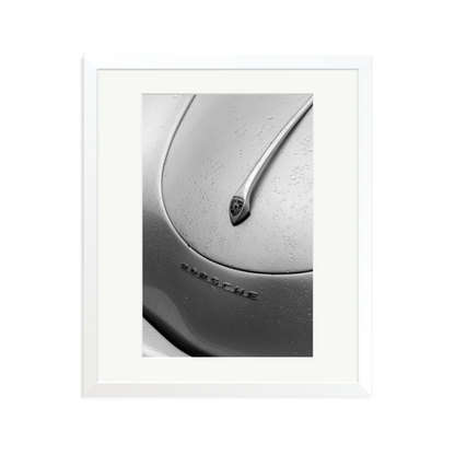 1958 Porsche 356 Speedster Framed Print White Large