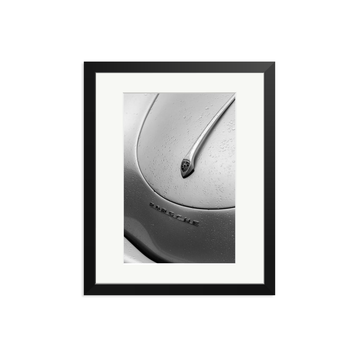 1958 Porsche 356 Speedster Framed Print Black Medium