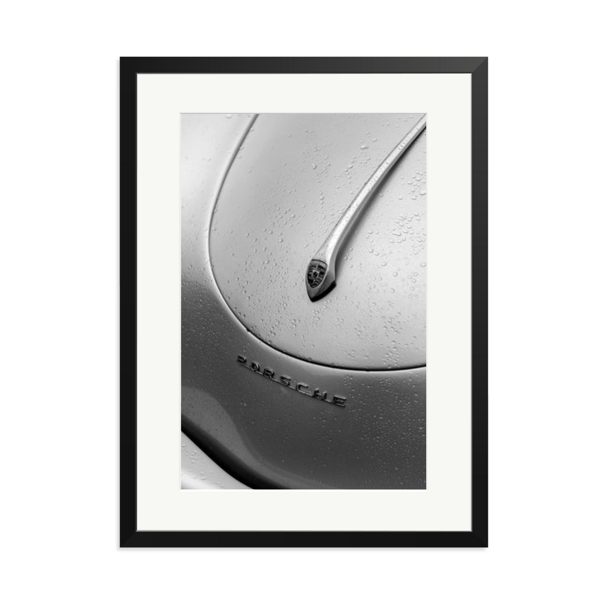 1958 Porsche 356 Speedster Framed Print Black XL