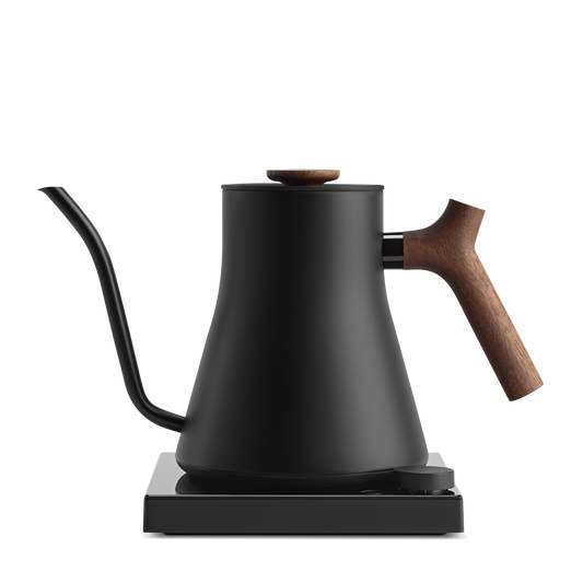 Stagg EKG Pro Electric Kettle | Studio Edition Matte Black + Walnut