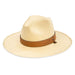 Ball and Buck Brimmed Field Hat - Burlap Straw