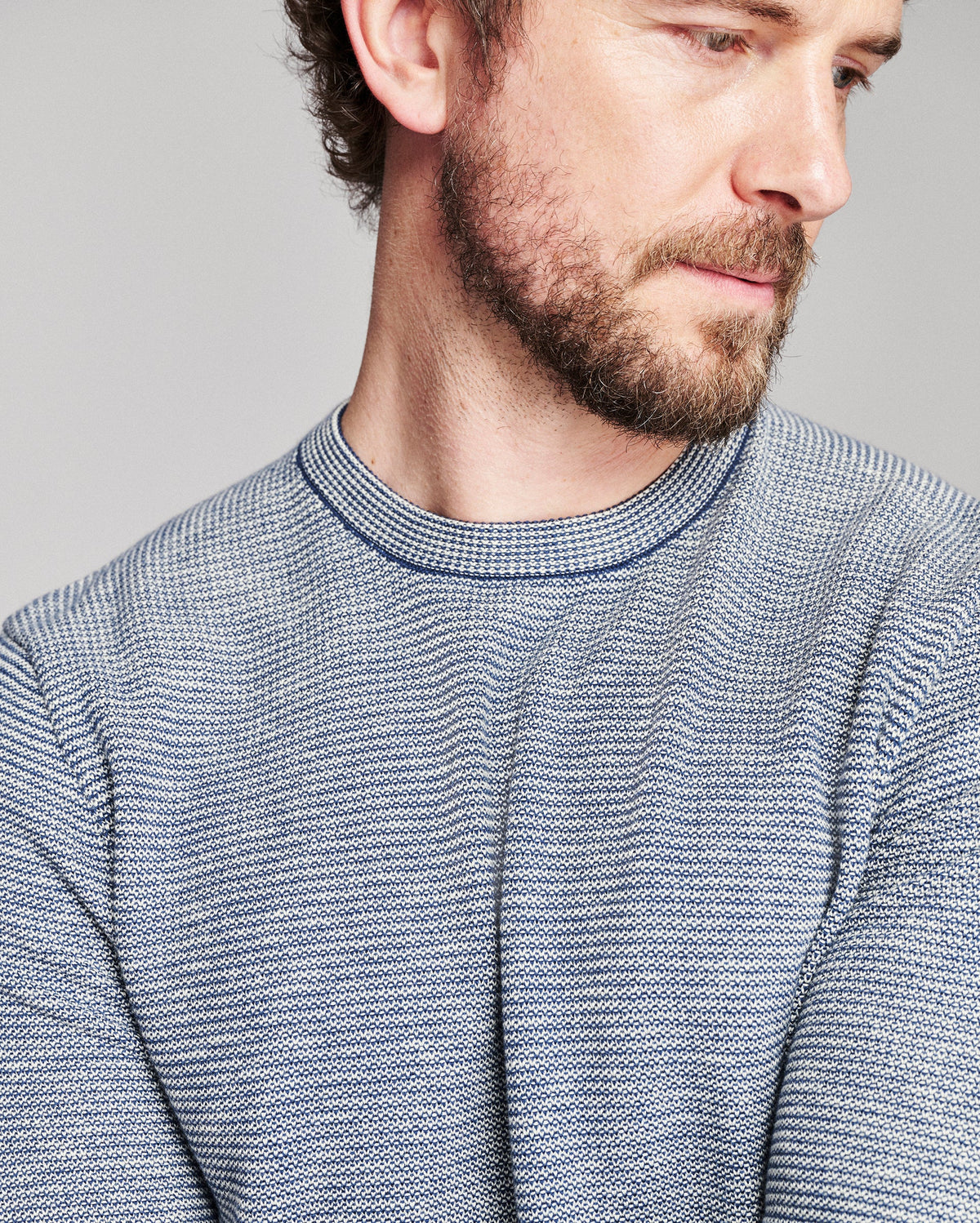 Billy Reid Tuck Stripe Crew