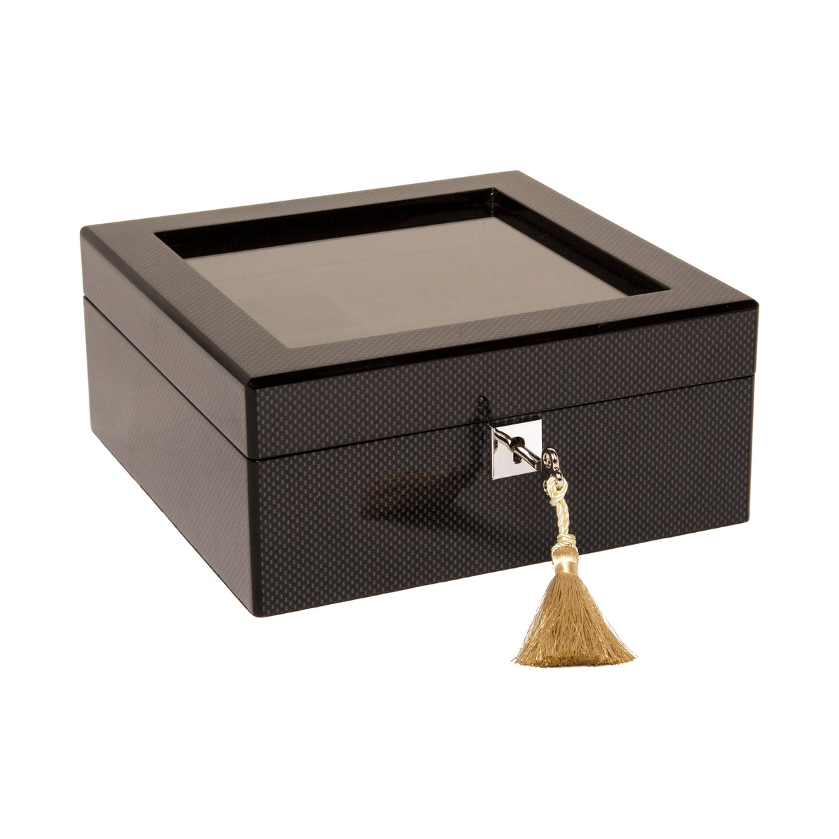 Carbon Fiber 6-Slot Watch Box Default Title