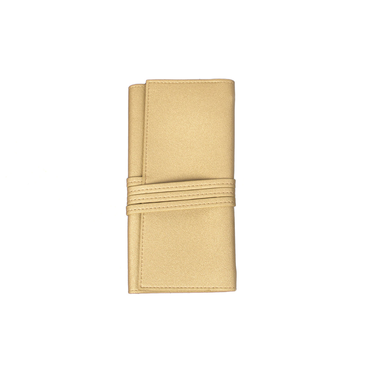 Abby Travel Jewelry Roll Gold