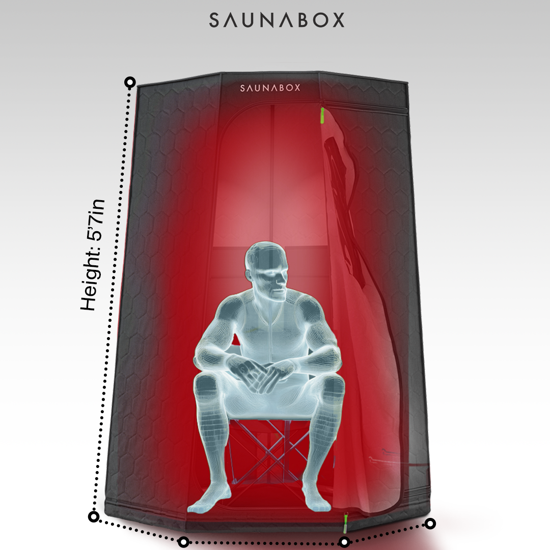SaunaBox Pulse PRO Infrared Sauna with Red-light Therapy