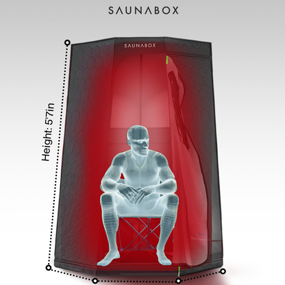 SaunaBox Pulse PRO Infrared Sauna with Red-light Therapy