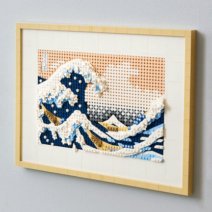 LEGO Hokusai The Great Wave Wall Art
