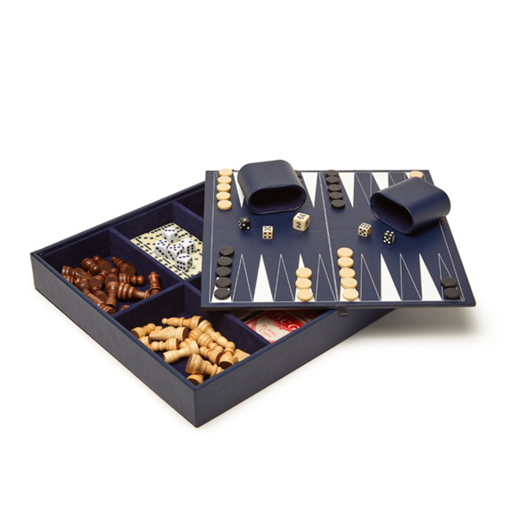 Fallon 4 in 1 Games Set Navy