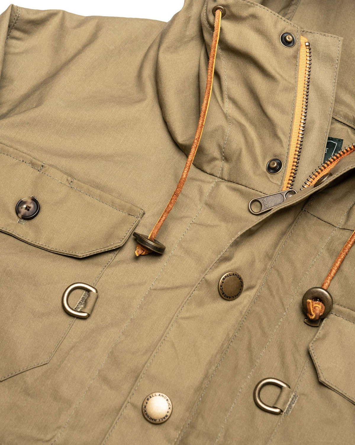 Ball and Buck Waxed Cotton Anorak