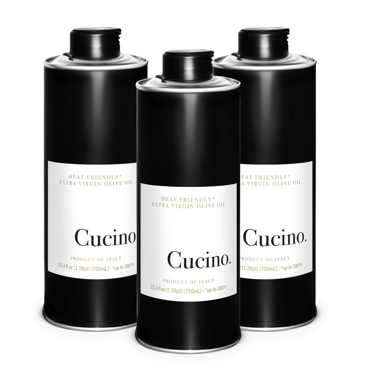 Heat Friendly Extra Virgin Olive Oil Cucino 3x750ml