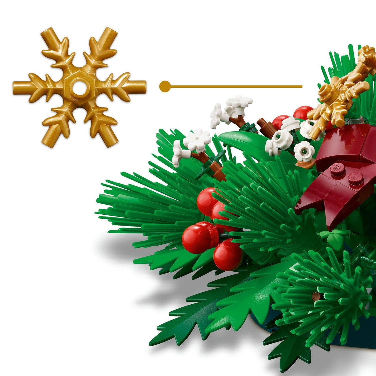 LEGO Icons Christmas Table Decoration
