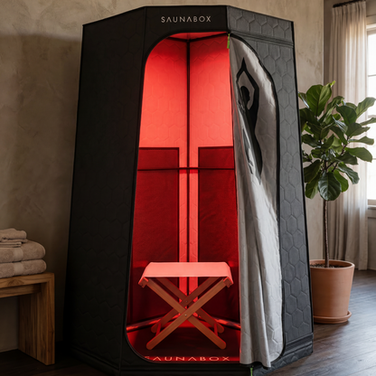 SaunaBox Pulse PRO Infrared Sauna with Red-light Therapy
