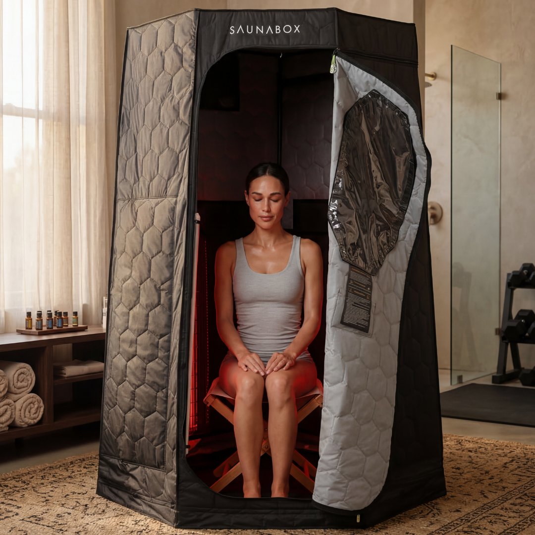 SaunaBox Pulse PRO Infrared Sauna with Red-light Therapy