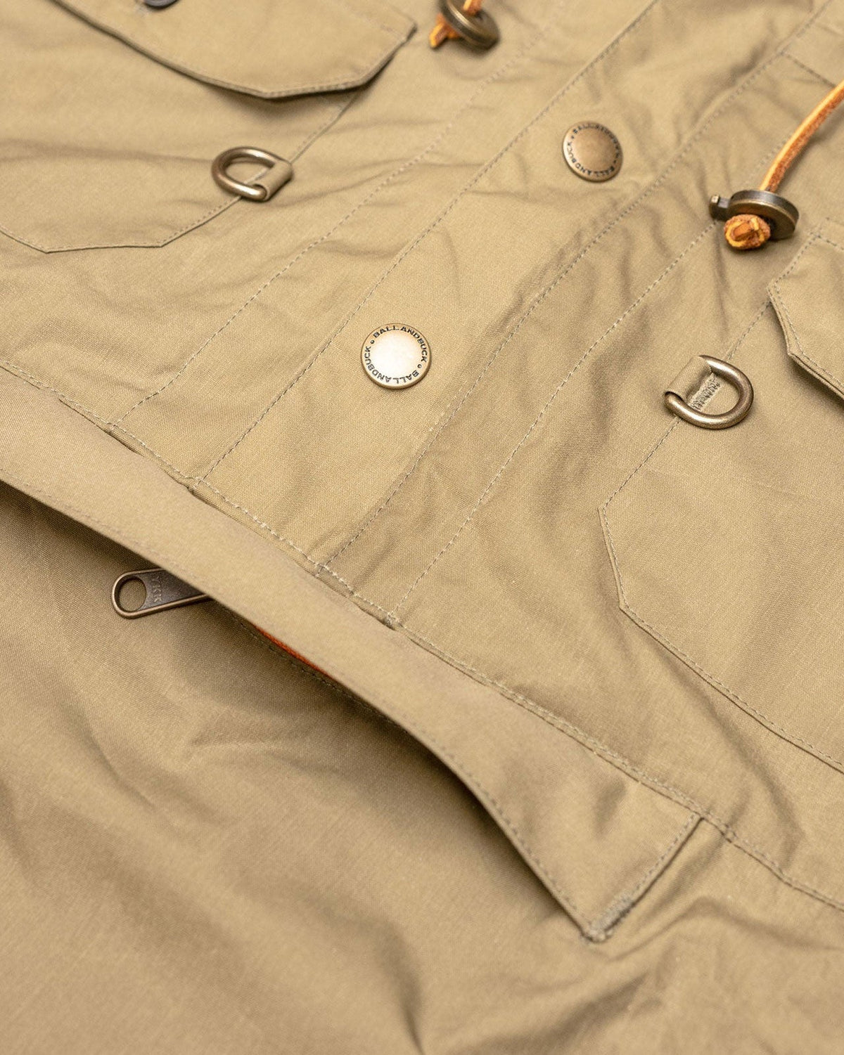 Ball and Buck Waxed Cotton Anorak
