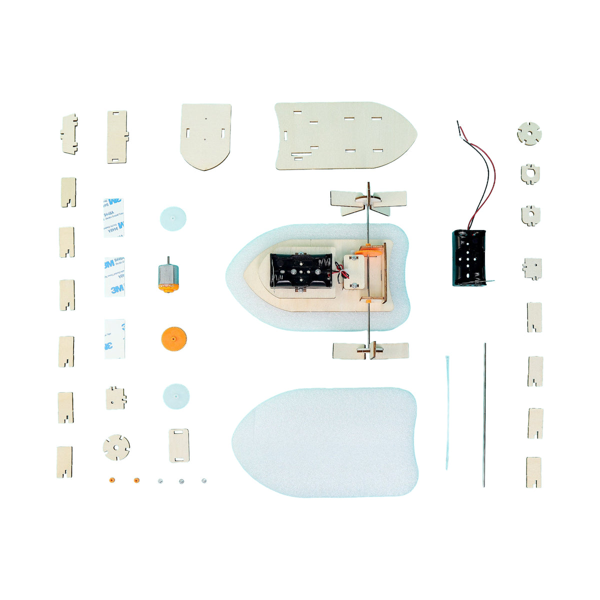 Paddlewheel Boat DIY Kit