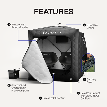 SaunaBox GO Portable Steamroom
