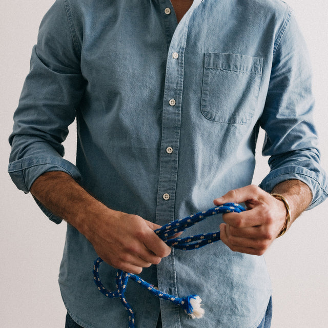 Taylor Stitch Washed Indigo Jack Shirt