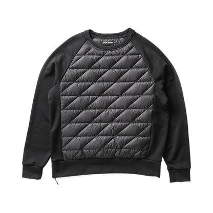 Holden Down Crew Hybrid Sweater BLACK