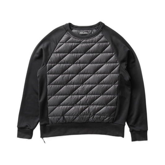 Holden Down Crew Hybrid Sweater BLACK