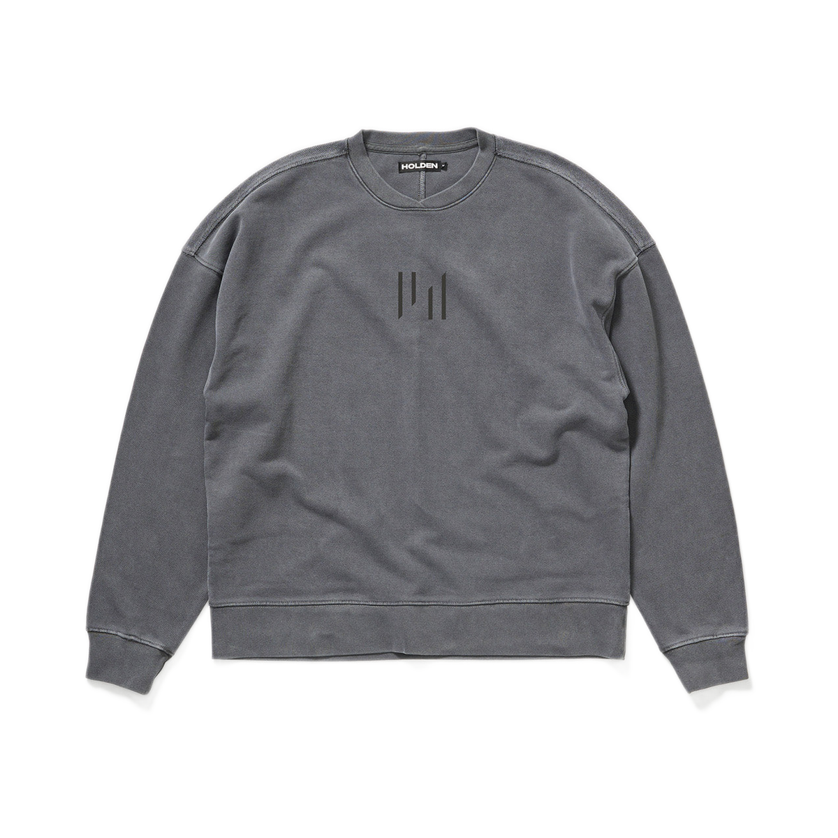 Holden Oversized French Terry Crew BLACK