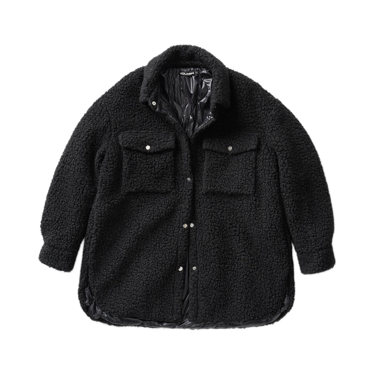 Holden Women's Padded Wool Sherpa Jacket BLACK