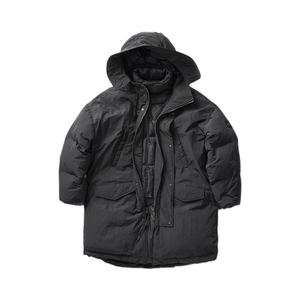 Holden Long Down Puffer BLACK