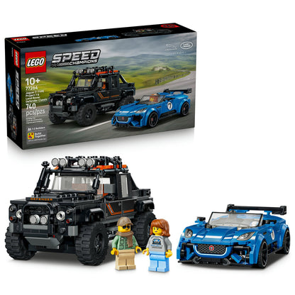 LEGO® Speed Champions: Jaguar Project 7 & Land Rover Defender