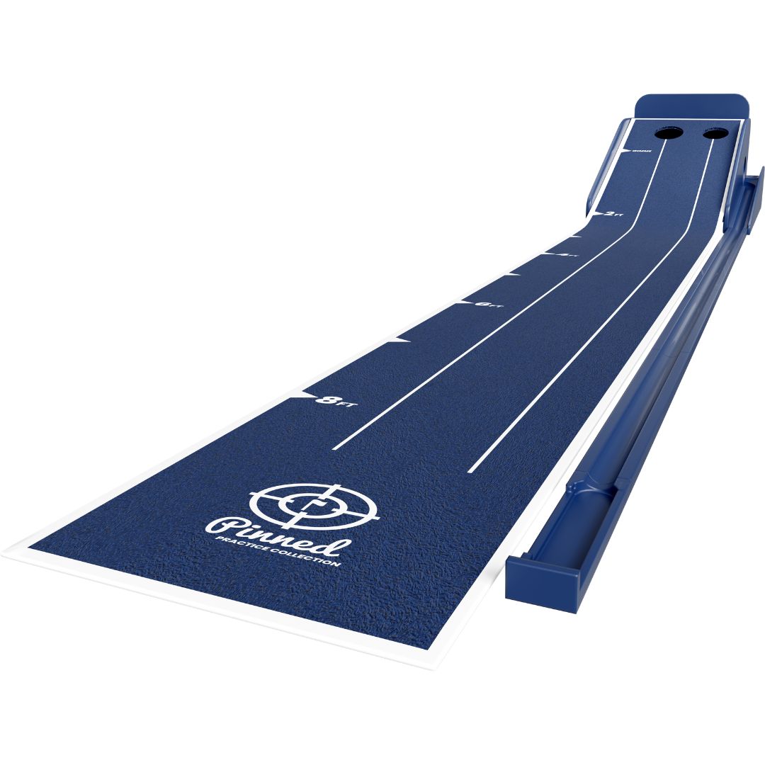 Pinned Golf The Roller Putting Mat Navy