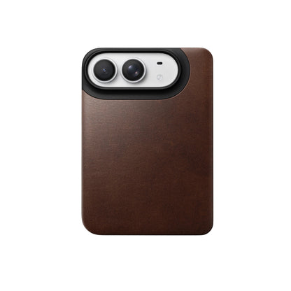 Magnetic Leather Back - iPhone Duo | Rustic Brown | Horween | MagSafe