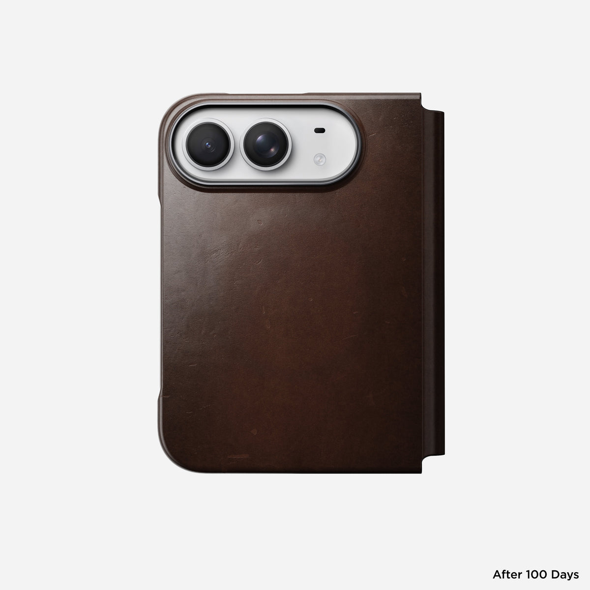 Traditional Leather Folio - iPhone Duo | Rustic Brown | Horween