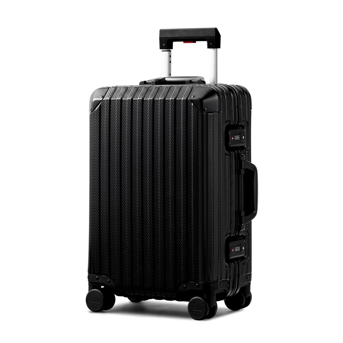 TREVA Aluminum Black Suitcase