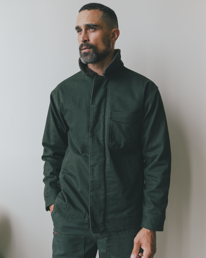 A1 Jacket in Steel Twill & Quilted Nylon