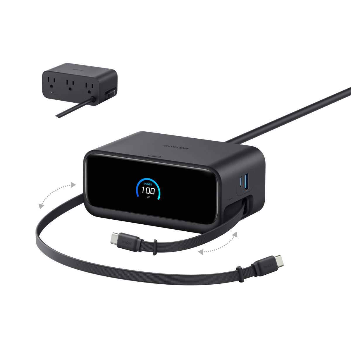 Anker Nano 7-in-1 Charging Station Black